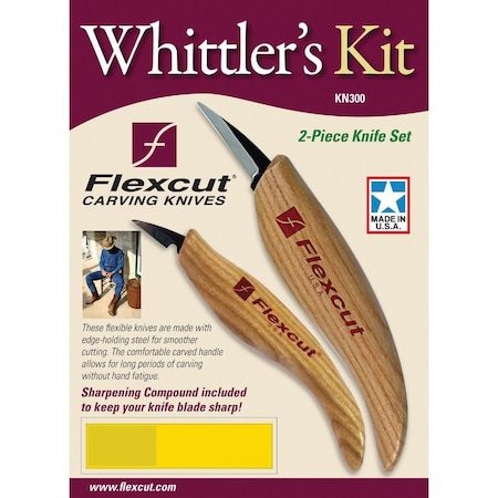 Flex Cut Flexcut Whittler's Wood Chisel Set 2-Piece KN300